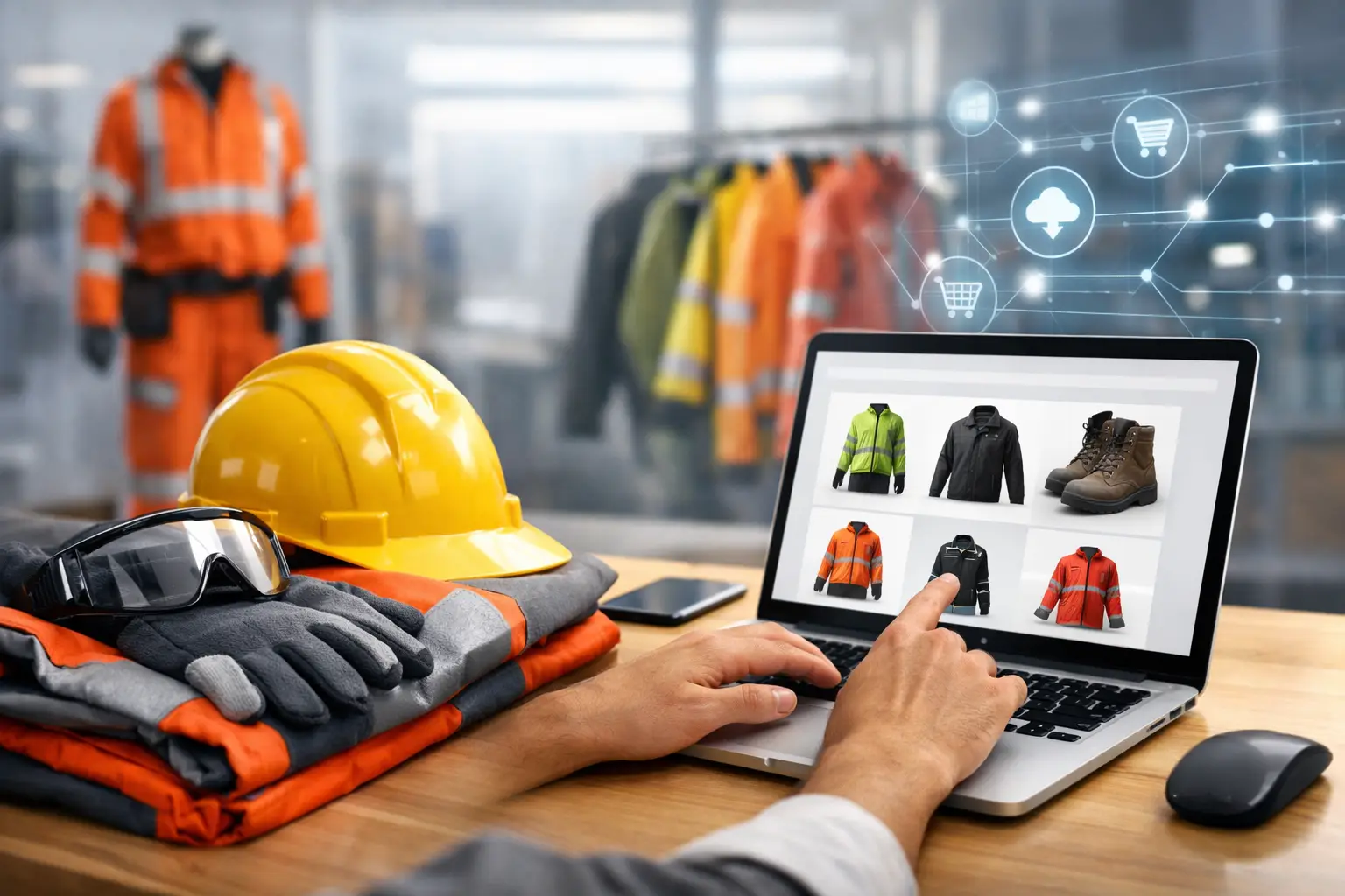 Schutzkleidung Beschaffung digitalisieren