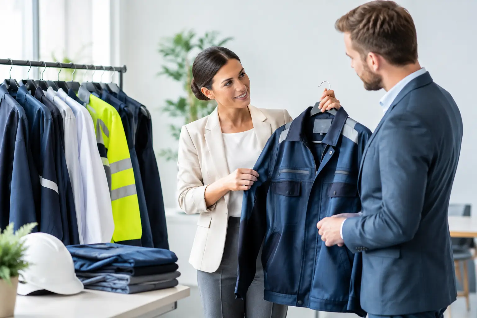 Berufsbekleidungs-Leasingmodelle im Unternehmen testen